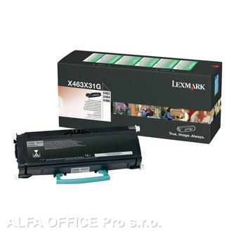  Lexmark originální toner X463X31G, black, 15000str., extra high capacity, Lexmar 