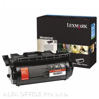  Lexmark originální toner X644H21E, black, 21000str., high capacity, Lexmark X642 