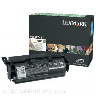 Lexmark originální toner X651H21E, black, 36000str., return, extra high capacity 