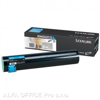  Lexmark originální toner X945X2C, cyan, 22000str., Lexmark X945 