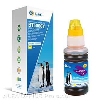 G&G kompatibilní ink s BT-5000Y, yellow, 5000str., NPR-BT5000Y, pro Brother DCP 