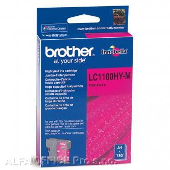 Brother originální ink LC-1100HYM, magenta, 750str., high capacity, Brother DCP-6690CW, MF
