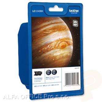 Brother originální ink LC-1240BKBP2, black, 2x600str., 2ks, Brother MFC-J6910DW