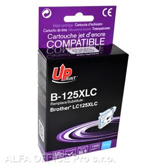 UPrint kompatibilní ink s LC-125XLC, cyan, 1200str., 15ml, B-125XLC, pro Brother MFC-J4510