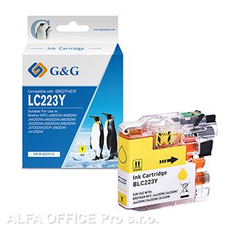  G&G kompatibilní ink s LC223Y, yellow, NP-B-0223Y, pro Brother MFC-J4420DW, J462 