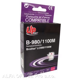 UPrint kompatibilní ink s LC-980M, magenta, 12ml, B-980M, pro Brother DCP-145C, 165C