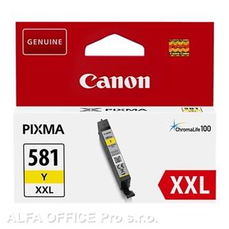 Canon originální ink CLI-581Y XXL, yellow, 11.VIIml, 1997C001, very high capacity, Canon P