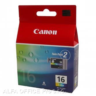 Canon originální ink BCI16C, color, 2*100str., 9818A020, 9818A002, Canon Pixma i90, Selphy