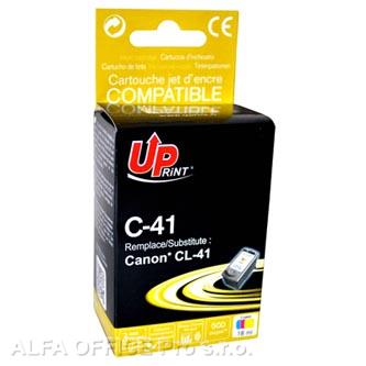 UPrint kompatibilní ink s CL41, color, 500str., 18ml, C-41CL, pro Canon iP1600, iP2200, iP