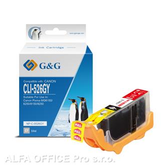  G&G kompatibilní ink s CLI526GY, grey, 8.4ml, NP-C-0526GY, 4544B001, pro Canon P 