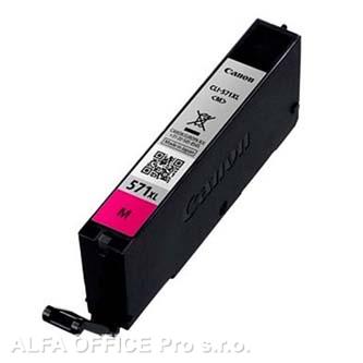 Canon originální ink 0333C001, magenta, 11ml, CLI571M XL, high capacity, Canon PIXMA MG575