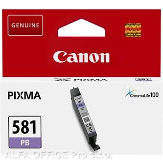 Canon originální ink CLI581 PB, photo blue, 5,6ml, 2107C001, Canon PIXMA TR7550,TR8550,TS6