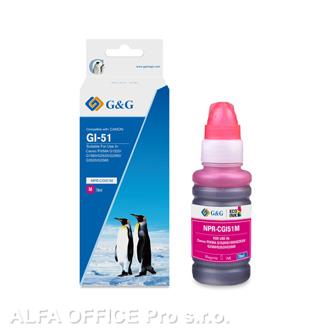  G&G kompatibilní ink s 4547C001, magenta, 7700str., NPR-CGI51M, pro Canon PIXMA 