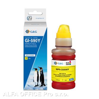  G&G kompatibilní ink s GI-590 Y, yellow, 7000str., NPR-CGI590Y-70ml, pro Canon P 