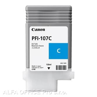 Canon originální ink PFI107C, cyan, 130ml, 6706B001, Canon iPF-680, 685, 780, 785