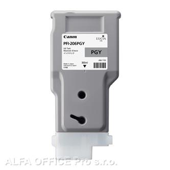 Canon originální ink PFI-206PGY, light grey, 300ml, 5313B001, Canon iPF-6400,iPF-6450
