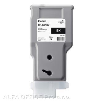 Canon originální ink PFI-206BK, black, 300ml, 5303B001, Canon iPF-6400,iPF-6450