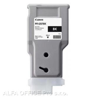 Canon originální ink PFI-207BK, black, 300ml, 8789B001, Canon iPF-680, 685, 780, 785