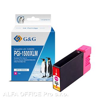  G&G kompatibilní ink s PGI 1500XL, magenta, NP-C-1500XLM/C, pro Canon MAXIFY MB2 