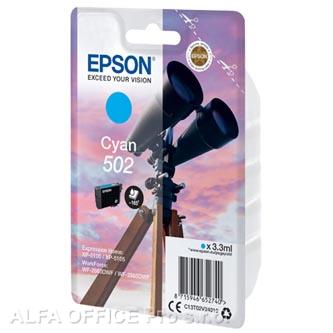 Epson originální ink C13T02V24010, 502, T02V240, cyan, 165str., 3.3ml, Epson XP-5100, XP-5