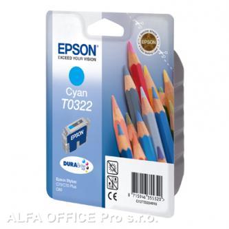 Epson originální ink C13T032240, cyan, 420str., 16ml, Epson Stylus Color C80, C70