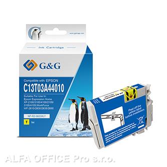  G&G kompatibilní ink s C13T03A44010, yellow, NP-R-0603XLY, pro Epson Expression 