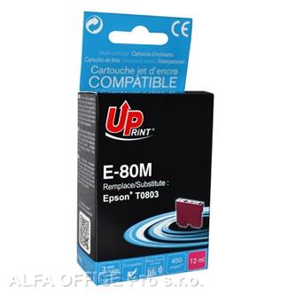 UPrint kompatibilní ink s C13T08034011, magenta, 11ml, E-80M, pro Epson R265, RX560, R360
