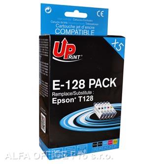 UPrint kompatibilní ink s C13T128, 2xblack/1xcyan/1xmagenta/1xyellow, 2x10 + 3x10ml, E-128
