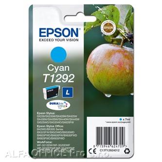 Epson originální ink C13T12924012, T1292, cyan, 485str., 7ml, Epson Stylus SX420W, 425W, S