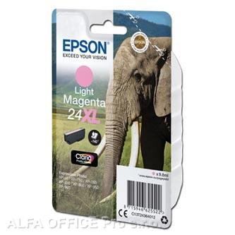 Epson originální ink C13T24364012, T2436, 24XL, light magenta, 9,8ml, Epson