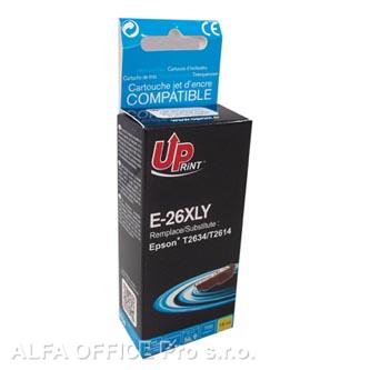 UPrint kompatibilní ink s C13T26344010, T263440, 26XL, yellow, 700str., 15ml, pro Epson Ex