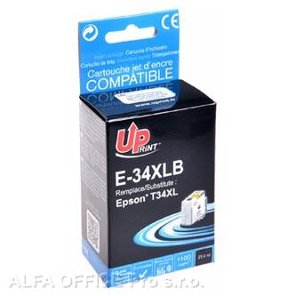 UPrint kompatibilní ink s C13T34714010, T347140, black, 1100str., 23,4ml, E-34XLB, pro Eps