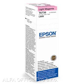 Epson originální ink C13T67364A, light magenta, 70ml, Epson L800