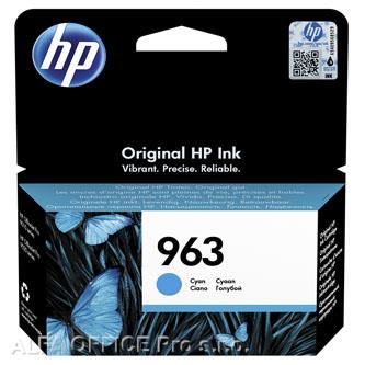 HP originální ink 3JA23AE#301, HP 963, cyan, blistr, 700str., 10.77ml, HP Officejet Pro 90