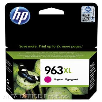 HP originální ink 3JA28AE, HP 963XL, high capacity, magenta, 1600str., 22.92ml
