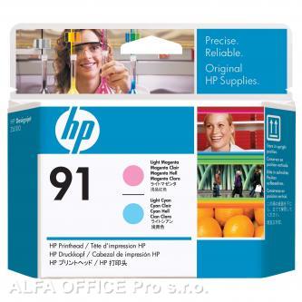 HP originální tisková hlava C9462A, HP 91, light cyan/light magenta, HP DesignJet Z6100