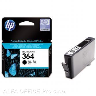 HP originální ink CB316EE, HP 364, black, 250str.