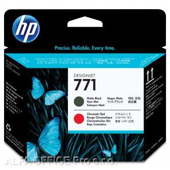 HP originální tisková hlava CE017A, HP 771, matte black/chromatic red, HP HP Designjet Z62