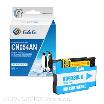  G&G kompatibilní ink s CN054AE, cyan, 825str., NP-H-0933XLC(HP932XL, pro HP Offi 