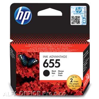 HP originální ink CZ109AE, HP 655, black, 550str., HP Deskjet Ink Advantage 3525, 5525, 65
