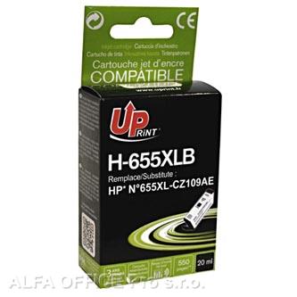 UPrint kompatibilní ink s CZ109AE, HP 655, black, 550str., 20ml, H-655XLB, pro HP Deskjet 