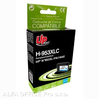 UPrint kompatibilní ink s F6U16AE, F6U16AE, HP 953XL, cyan, 1800str., 25ml, H-953XLC, high