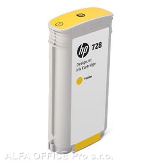 HP originální ink F9J65A, HP 728, yellow, 130ml, HP DesignJet T730, DesignJet T830, Design