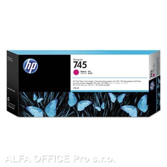 HP originální ink F9K01A, HP 745, magenta, 300ml, HP DesignJet HD Pro MFP, DesignJet Z2600