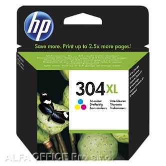 HP originální ink N9K07AE, HP 304XL, Tri-color, blistr, 300str., 7ml, HP DeskJet 2620,2630