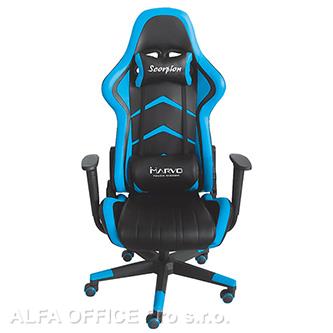 Herní křeslo Marvo CH-106, modré 
