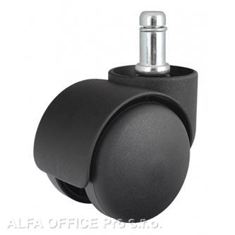  Kolečka pro herní křesla černé, průměr čepu: 11mm, v balení 5ks 