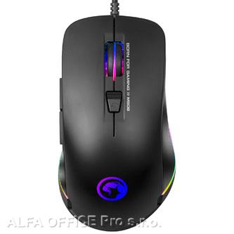  Marvo Myš M508, 3200DPI, optika, 6tl., 1 kolečko, drátová USB, černá, herní, pod 