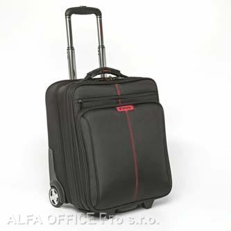  Taška na notebook 16", Copenhagen, černá z polyesteru, na kolečkách typ Ver 