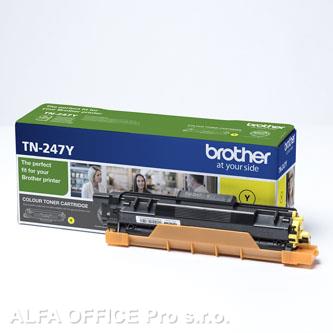 Brother originální toner TN247Y, yellow, 2300str., Brother DCP-L3510CDW, DCP-L3550CDW, HL-